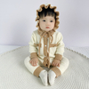 Knitted Baby Clothes Rompers Newborn Jumpsuit OEM Girl Hat Thick Warm Baby Romper