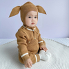 Baby Sweater Romper Custom Texture Onesie Hat Bodysuit Toddler Kids Clothing