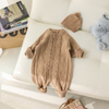 Baby Sweater Romper Custom Texture Onesie Hat Bodysuit Toddler Kids Clothing
