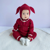 Baby Sweater Romper Custom Texture Onesie Hat Bodysuit Toddler Kids Clothing