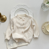 Hot Selling Oversized Baby Knitted Cardigan Custom Toddler Child Plain Sweater Jackets Clothing Spring Baby Knit Cardigans