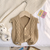 Baby Knitted Vest Collar New Born Neture Sleeveless Knit Sweater Vests