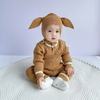 Baby Sweater Romper Custom Texture Onesie Hat Bodysuit Toddler Kids Clothing