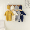 Sustainable Baby Knitted Autumn Warmth Jumpsuit Hot Sale Cotton Sweaters Breathable Cute New Born Unisex Rompers Clothes