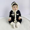 Knitted Baby Clothes Rompers Newborn Jumpsuit OEM Girl Hat Thick Warm Baby Romper