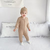 Baby Long Sleeve Rompers Knitted Sweater Cute Animal Ears Hat Kids Fleece Bodysuit Boy Girls Sets Baby Onesies Clothes