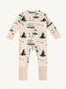 Custom Printing Bamboo Sleepsuit Infant Wear Bamoo Rompers for Breathability Against The Skin