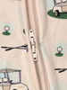 Custom Printing Bamboo Sleepsuit Infant Wear Bamoo Rompers for Breathability Against The Skin