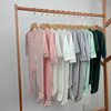Customzied Solid Baby Romper 95% Bamboo Fiber 5% Spandex Romper Hnad Cover Feet Sleepsuit